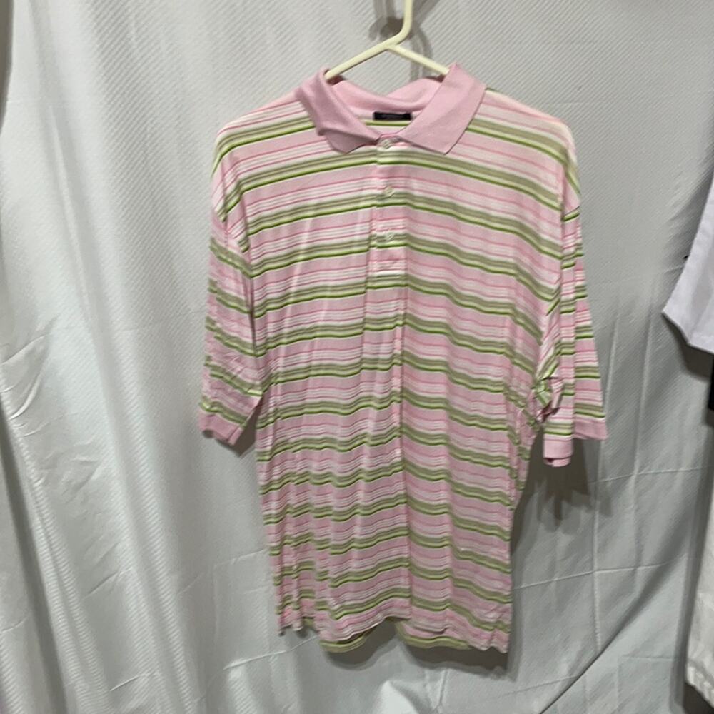 Marbas xl 💯Pima cotton pink green white worn once